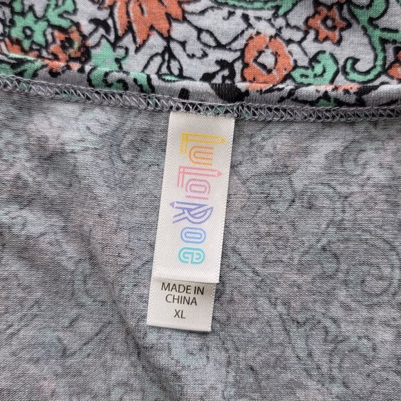 LuLaRoe Womens Perfect T Swing Tunic XL Floral Print Super Soft Short Sleeve - Picture 3 of 9